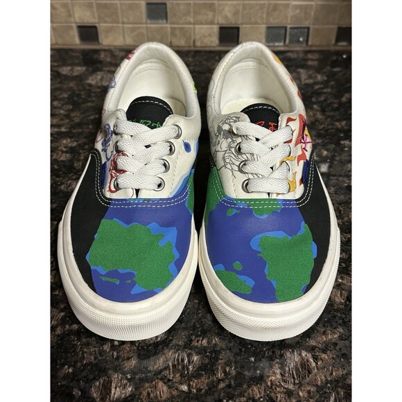 NEW VANS Womens Size 6 Mother Earth Era Elements Sneakers Multicolor Embroidered - Picture 4 of 9